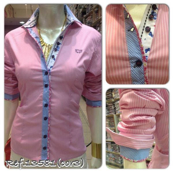 Camisa Manga Longa Femenina