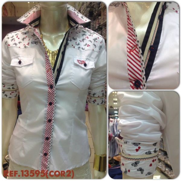 Camisa Manga Longa Femenina
